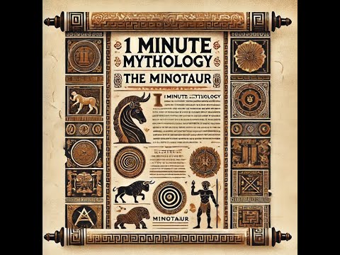 1 Minute Mythology: The Minotaur ‑ Crete Monster