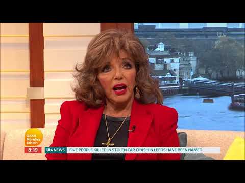 Dame Joan Collins Reacts to Comments Made by Her Son | Good Morning Britain