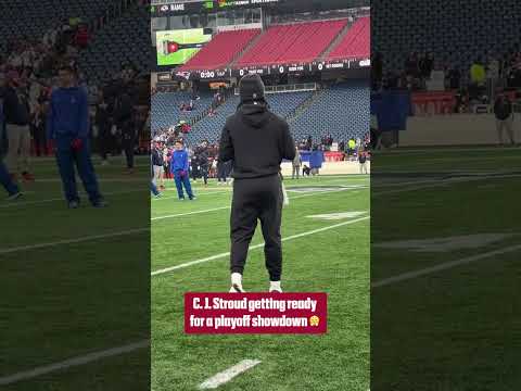 C.J. is locked in 🫡