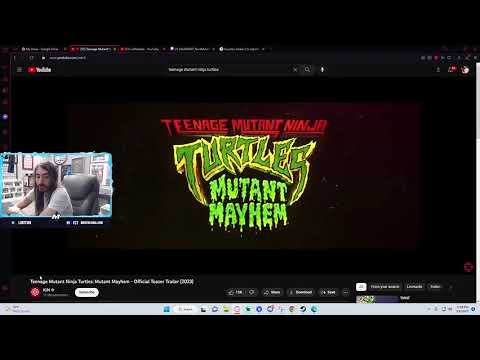 MoistCr1TiKaL Reacts To The New Teenage Mutant Ninja Turtles Mutant Mayhem Teaser Trailer