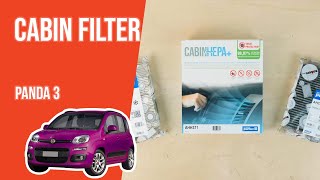 Youtube thumbnail of video "How to replace the cabin filter Panda mk3 👃"