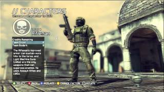 Ghost Recon : Future Soldier - All Unlockable Characters (HD)