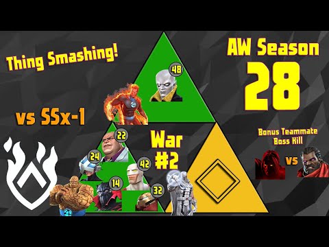 AW Season 28 War #2 vs SSx-1 -  R3 Thing Smashing