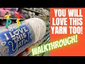 HOBBY LOBBY I LOVE THIS YARN WALKTHROUGH!