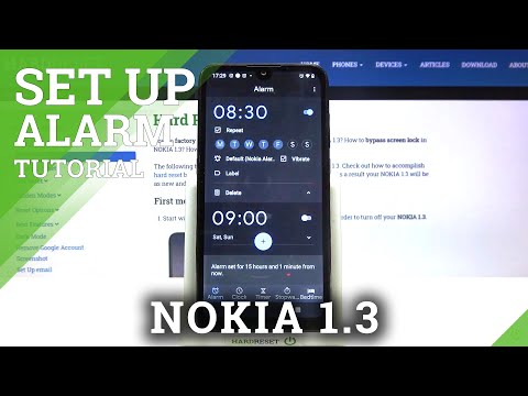 How to Set Up Alarm Clock on NOKIA 1.3 – Manage Alerts