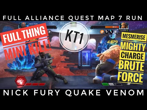 Full Aq Map 7 Run! 2nd Thing Mini Boss Kill Under Brute Force! No Items!