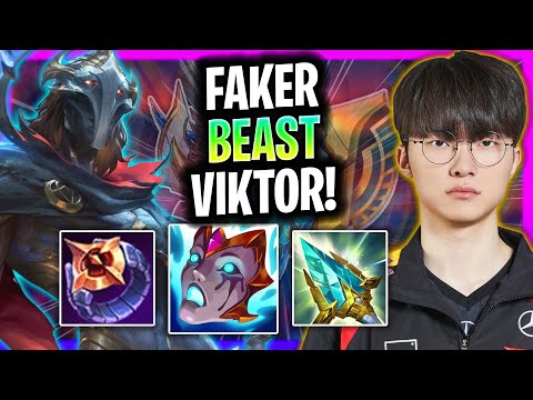 FAKER IS A BEAST WITH VIKTOR! | T1 Faker Plays Viktor Mid vs Leblanc!  Season 2025