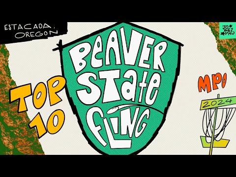 Top 10 Shots from the 2024 Beaver State Fling | MPO | Jomez Disc Golf