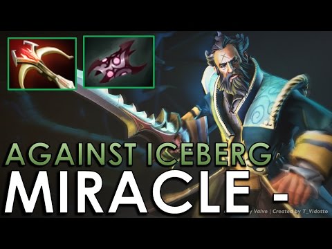 Miracle | Kunkka Mid against Iceberg | Daily Dota 2 Full Game 7.14