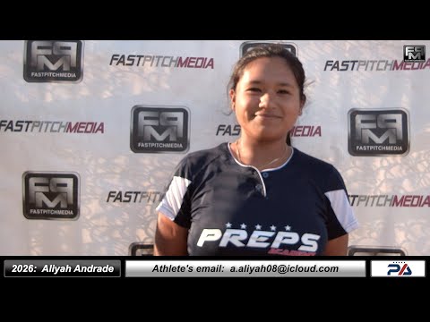 2026 Aliyah Andrade 3.8 GPA - Pitcher Recruiting Softball Skills Vídeo - Preps Academy
