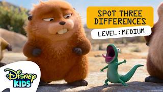Spot the Difference ✔️🔍 🦫 | Hoppers | Level: Medium | @disneykids