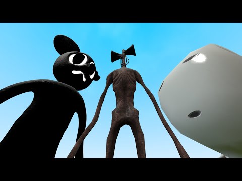 NEW CARTOON MOUSE VS BRIDGE WORM VS SIREN HEAD!! Garry's Mod Cartoon Cat Trevor Henderson Gameplay r