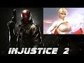 All Red Hood Intros Vs Power Girl Injustice 2