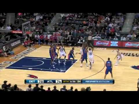 Detroit vs Atlanta NBA Highlights 11/03/10