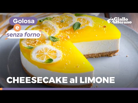 CHEESECAKE AL LIMONE – FRESCA, CREMOSA, GUSTOSISSIMA e SENZA COTTURA!