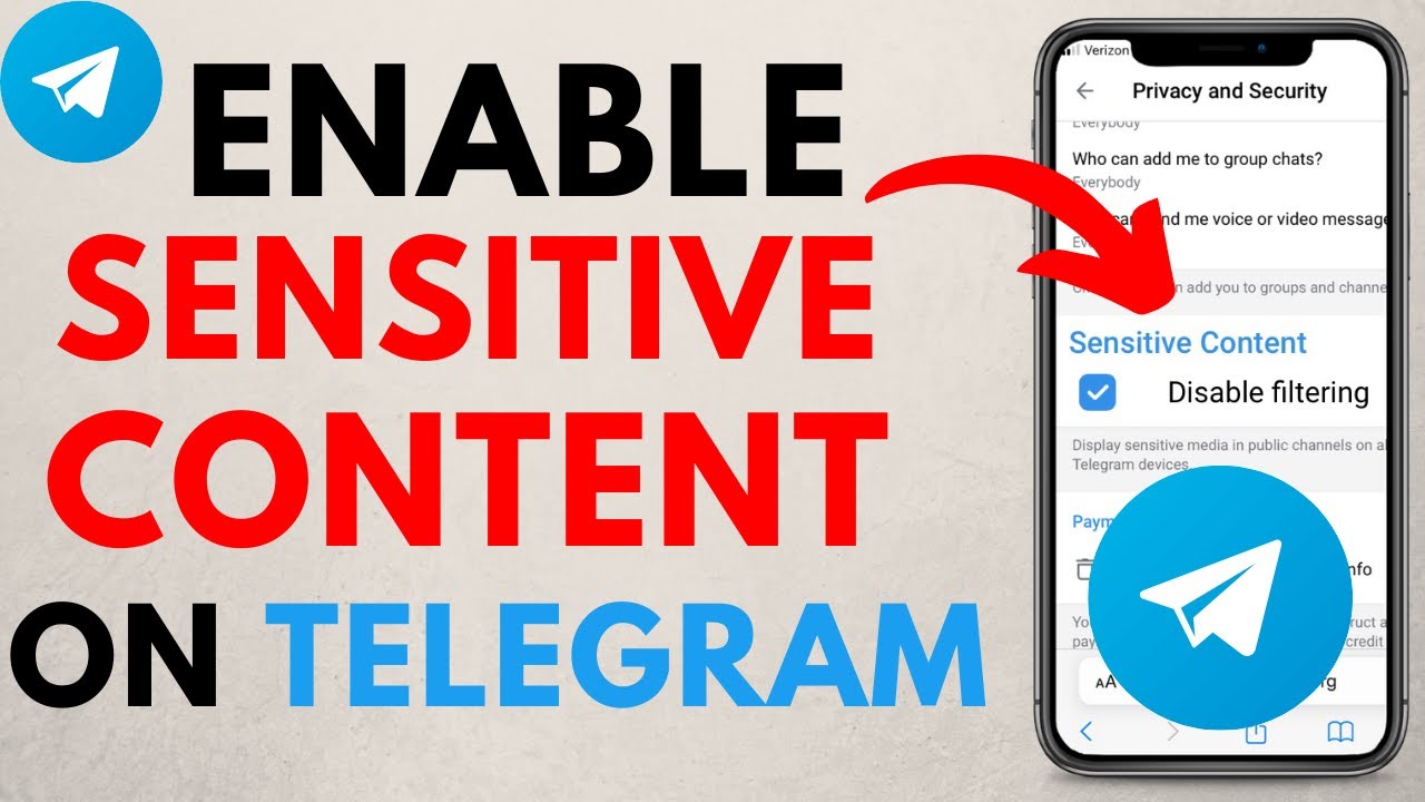 How to Enable Sensitive Content on Telegram - Fix Cannot Be Displayed Error