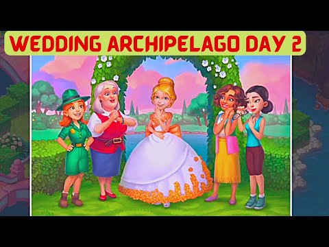 Gardenscapes: Restore Wedding Archipelago — Day 2 │Charles Stevens Garden │ Game-play Walk-through
