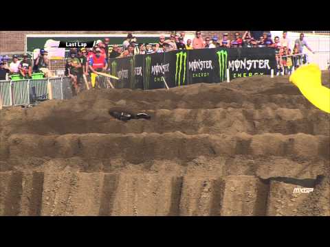 Julien Lieber crash MXGP of Belgium 2015