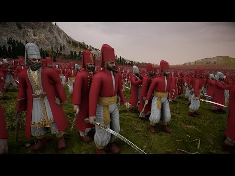 500K Ottoman Army vs 1.2 Million Roman Generals Spartans Heavy Knights UEBS 2