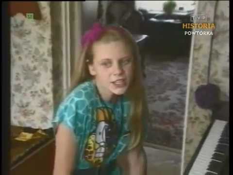 Maria Sadowska (13 lat) śpiewa w DTV z 26.06.1989 roku