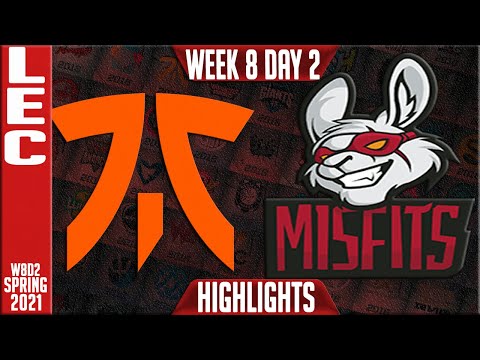 FNC vs MSF Highlights | LEC Spring 2021 W8D2 | Fnatic vs Misfits Gaming