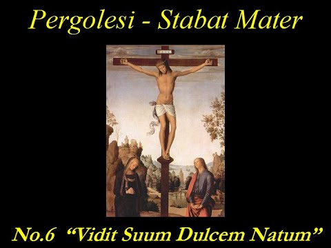 Pergolesi- Stabat Mater - 6. Vidit suum dulcem natum - Score