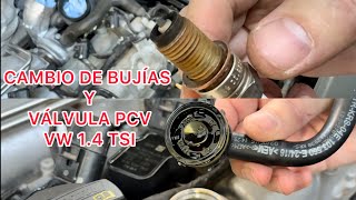 Cambio de Bujías y Válvula PCV 1.4 TSI Volkswagen