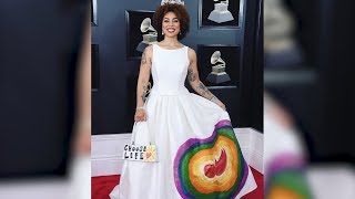 Singer Joy Villa Makes Statement By Wearing Dress with Fetus and Pro-Life Message