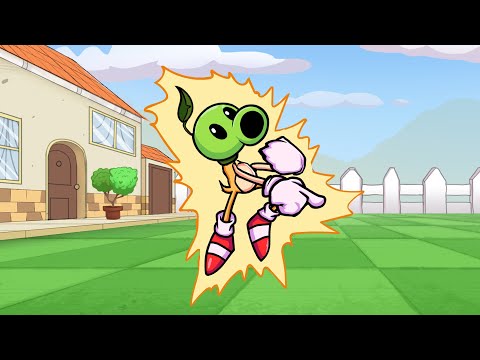 Fleetway Vs Peashooter Sings Bloom N Brainz (FNF Bloom N Brainz) Plants vs Rappers ALPHA BUILD Mod