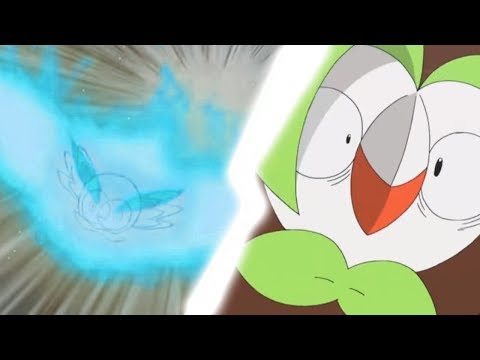 ASH'S ROWLET EVOLVES - EPISODE 144 SUN AND MOON - ALOLA LEAGUE - AMV