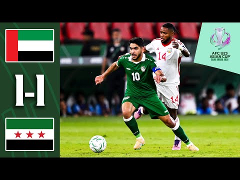 Who makes it to the knockout stage? | United Arab Emirates - Syria | Highlights | AFC U23 Asian Cup™