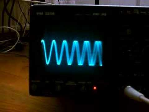 Some FM in oscilloscope.