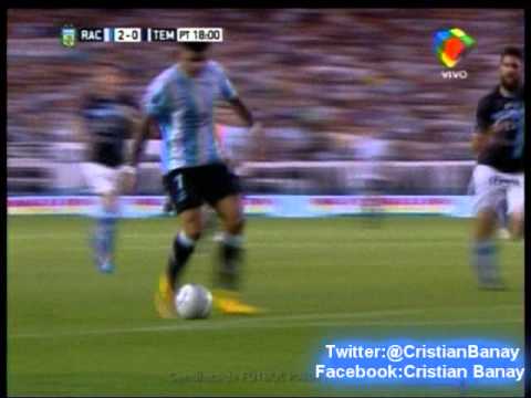 Racing 2 Temperley 1 (Todo x Racing)  Torneo de Primera Division 2015 Los goles