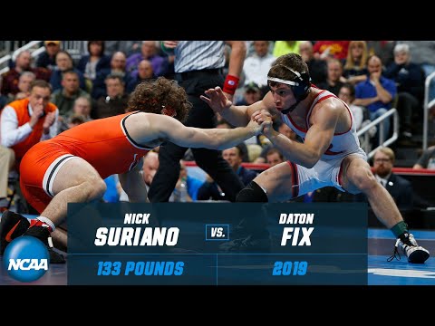 Nick Suriano vs. Daton Fix: FULL 2019 NCAA Championship match at 133 pounds