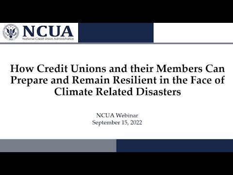 National Preparedness Month Webinar: Credit Unions and Climate Related Disaster thumbnail