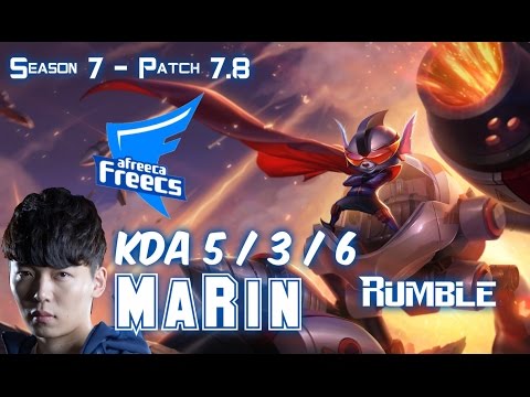 AFs MaRin RUMBLE vs JAYCE Top - Patch 7.8 KR Ranked