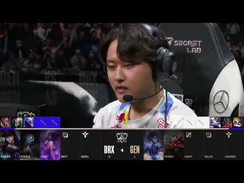 CROWD GOES CRAZY WHEN PYOSIK PICK KINDRED VS GEN G DRX vs  GEN   WORLDS 22   SEMIFINALS