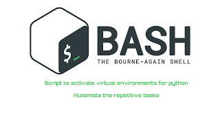 Bash script to activate virtual environments for python