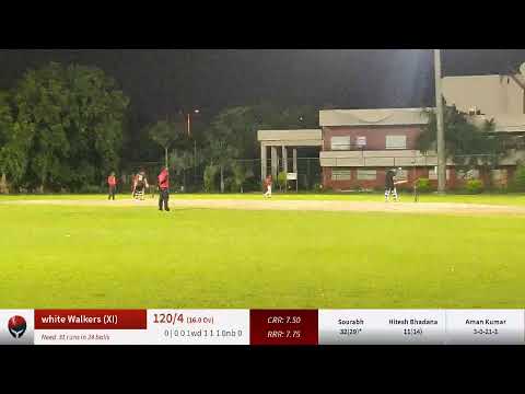 Live Cricket Match | RedDevils(CPCT) vs white Walkers (XI) | 19-Sep-21 04:18 pm 20 overs | Individua