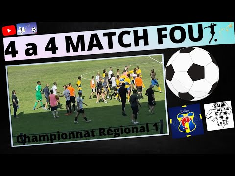 Foot régional 1 Match de fou 4 a 4 Sporting Club Toulon contre Salon Bel Air Tous les buts et résumé