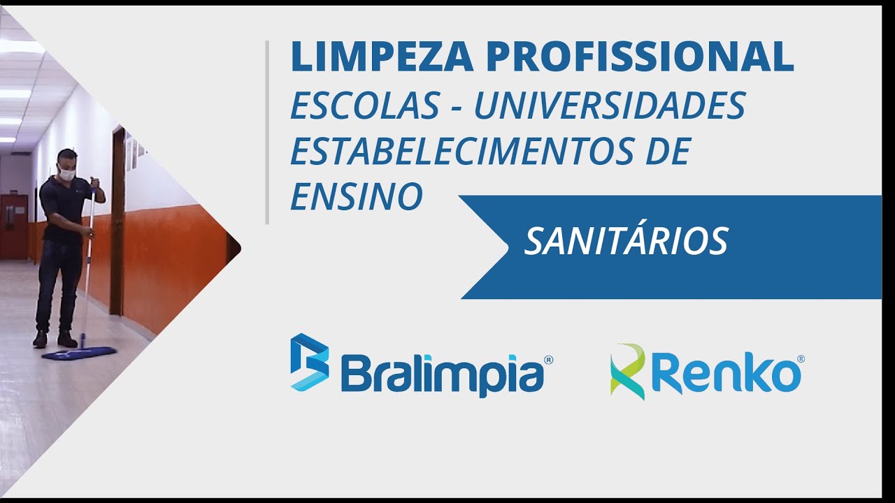 Limpeza Profissional - Escolas - Sanitários