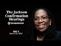 WATCH LIVE: Judge Ketanji Brown Jackson Supreme Court confirmation hearings - Day 3