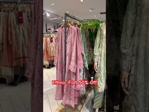Ethnic flat 50% Off #ethnic #sale #shopping #youtube #shorts #viralvideo #fashion #fyp #fypシ゚viral