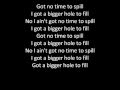 The Hives - Bigger Hole To Fill (Lyrics in the video)