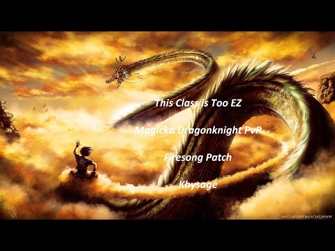 ESO - This Class is Too EZ 🐲 | Magicka Dragonknight PvP (Firesong)