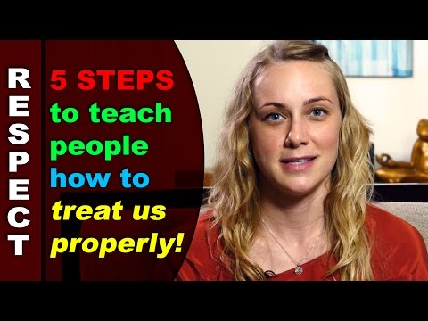 Personal Boundaries: 5 ways to teach people how to treat us properly!