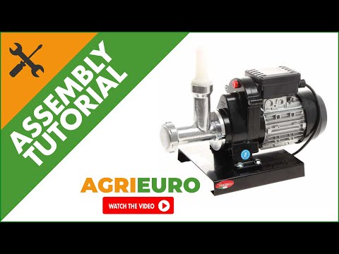 Reber 9601N-8400N Pasta Press N.5 - 500W induction motor - Assembly tutorial
