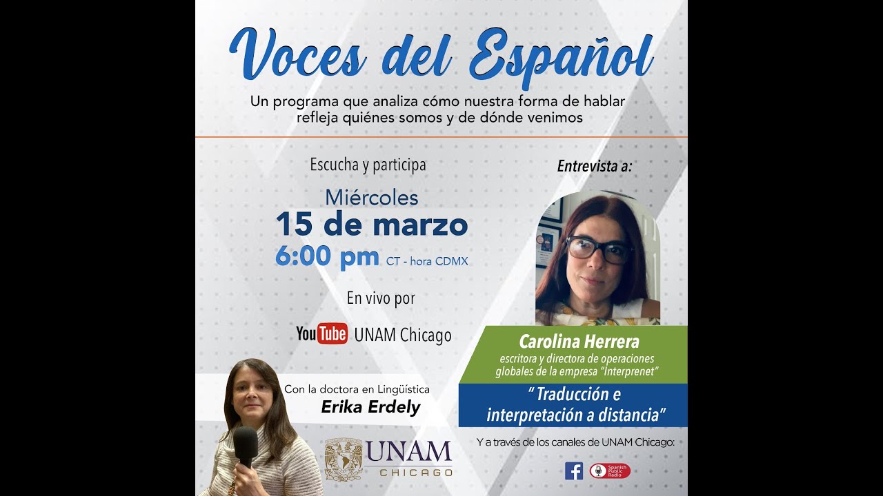 VOCES DEL ESPAÑOL 088 Con entrevista a la escritora Carolina Herrera