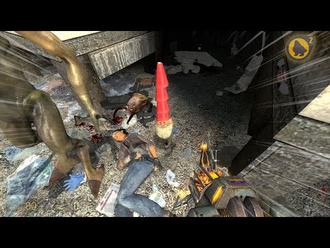 carrying a gnome for the entirety of half life 2: part 1