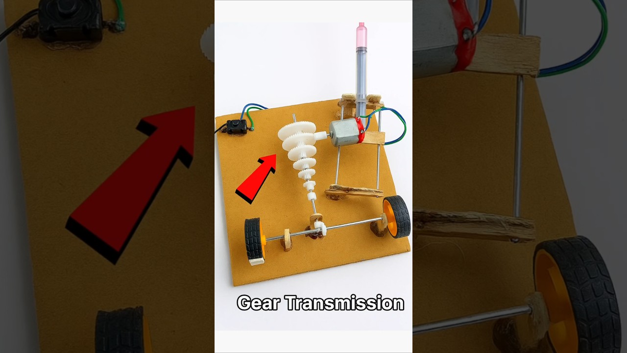Hydraulic Gear Transmission System | DIY Engineering Project #Hydraulic #GearTransmission
